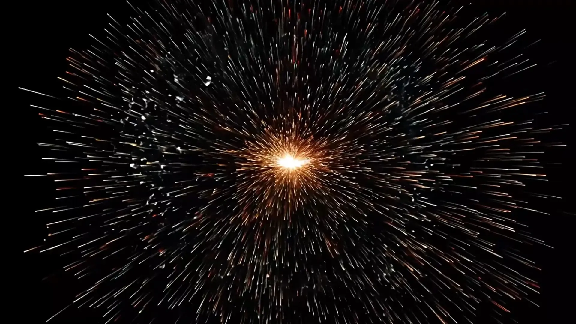 Vivid Firework Overlay for Sci-Fi Logo Animation Projects